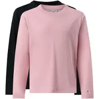 Champion T-shirt rosa / svart