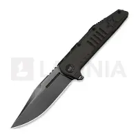 We Knife Temper Limited Edition WE25079-2, Polished Grey Böhler M390, Charcoal Grey Titanium pocket knife