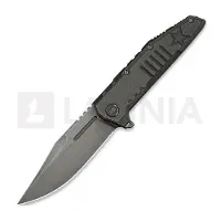 We Knife Temper Limited Edition WE25079-1, Grey Stonewashed Böhler M390, Grey Titanium pocket knife