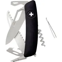 Swiza SH05 R AM, KSH.0056.1010, Black, Swiss pocket knife, 7 tools