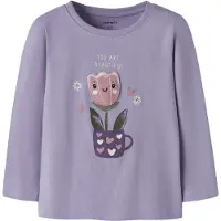 Name it Tröja - NmfOnelia - Arvegods Lilac - - 6 år (116) - Tröja