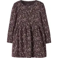 Name it Klänning - NmfOceana - Chocolate Plum - - 2 år (92) - Klänning