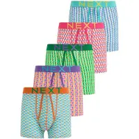 Next Boxershorts blå / turkos / orange / rosa