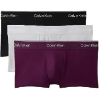 Calvin Klein 3 Pack Low Rise Trunks Icon Cotton Stretch