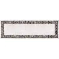 vidaXL Matta tvättbar 80x300 cm ljusbeige