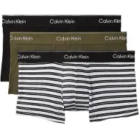 Calvin Klein 3 Pack Low Rise Trunks Icon Cotton Stretch