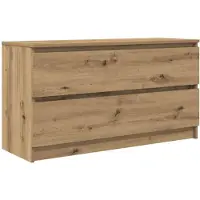 vidaXL TV-bänk hantverksmässig ek 100x35x54 cm konstruerat trä