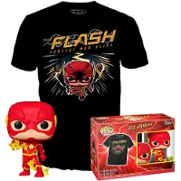 Funko POP! Dc Comics The Flash Kortärmad T-shirt Med Figur