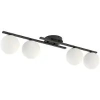 Emibig Taklampa Kairo LIGHTING, dimbar, Svart, Vardagsrum / matsal, Metall, Modern, Taklampa