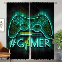 Household supplies MH Köksgardiner 2 Delar Playstationes Heminredningsgardiner för Kameravägg Vardagsrumsgardiner Rullgardiner Tyll för Sovrum W50xH70cmx2pcs-CL