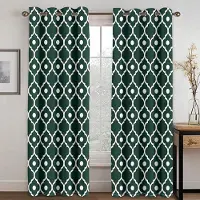 Yiran Furniture Geometrisk Linje Barock Lyx Modern Abstrakt 2 Delar Fönstergardiner Persienner För Barn Sovrum Vardagsrum Badrum Kök Dörr W50 X H130(CM)X2&Grommet Top