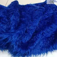 Comfort Homeware Konstgjort Mjukt Plyschtyg Långt Fuskpäls Tyg För Sömnad Kläder Smycken Bakgrundsduk Cosplay Tyg Docka Leksak DIY Hantverk 50x160cm