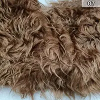 Comfort Homeware Konstgjort Mjukt Plyschtyg Långt Fuskpäls Tyg För Sömnad Kläder Smycken Bakgrundsduk Cosplay Tyg Docka Leksak DIY Hantverk 50x160cm