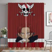 Yiran Furniture Myggnät för vardagsrum Ett stycke tyll för sovrum Heminredningsgardiner 2 stycken Rullgardiner Halloweendekoration W60xH90cmx2pcs-CL