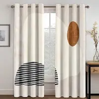 Yiran Furniture 3D Digitaltryck Europeisk Enkel Stil Chihe Mönster Solskyddsgardiner 2 Paneler Vardagsrum Sovrum Heminredningsgardiner 100W130H(CM)40x51in&Grommet Top
