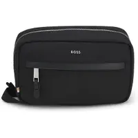BOSS Ziparound washbag in structured nylon