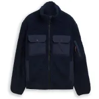 Tom Tailor Fleecejacka marinblå