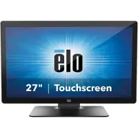 ELO 2702L - LCD-skärm - 27 - pekskärm - 1920 x 1080 Full HD (1080p) @ 60 Hz - 300 cd/m² - 1000:1 - 14 ms - HDMI, VGA - högtalare - svart