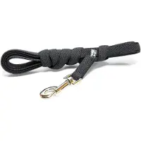 Julius-K9 K9 C&G lina, svart/grå 20 mm/10 m m/handtag