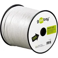 Pro 27521, Kopparpläterat aluminium, 100 m, Vit