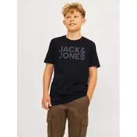 Jack & jones Junior T-shirt 'JJEcorp' svart