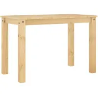 vidaXL Matbord PANAMA 112x60x75 cm massiv furu
