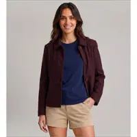 Ba&sh för kvinnor. 1H26IDEL Idelie amerikansk klänning, vinröd (38), Casual, Polyester, Bordeaux