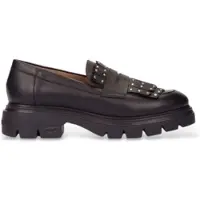 Wonders för kvinnor. A-4315_5716_5792 Mockasiner BONES 15 Svart (38), Hud, 1 till 3 cm, Ingen, Casual