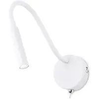 Orion LED vägglampa Colin, Vitt / opal, Sovrum, Aluminium / grå / zink, Modern, LED-vägglampa, vägglampa inomhus