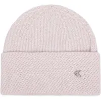 Calvin Klein Wool Blend Monogram Beanie
