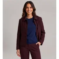 Ba&sh för kvinnor. 1H26IDEL Idelie amerikansk klänning, vinröd (38), Casual, Polyester, Bordeaux