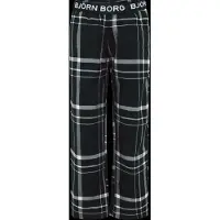 Björn Borg Pyjamasbyxor - Core Flannel - Svart - - 7-8 år (122-128) - Pyjamas 2-delad
