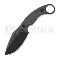 Kizer Cutlery Cabox II, 1128A1, Black PVD AEB-L, Black Micarta fixed knife, Jonathan Styles design
