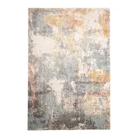 FRAAI Modern matta | Bush turkos/gräddvit hos Volero | 140x200cm | Creme | Rektangel | Inomhusmattor