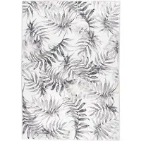 FRAAI Botanisk matta | Palmier Leaves grå hos Volero | 160x230cm | Grå | Rektangel | Inomhusmattor