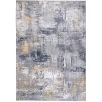 FRAAI Modern matta | Strong gul hos Volero | 80x150cm | Gul | Cotton | Rektangel | Inomhusmattor