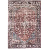 FRAAI Vintage matta | Lugan bourgogne hos Volero | 200x290cm | Röd | Cotton | Rektangel | Inomhusmattor