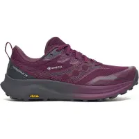 Saucony - Trailskor - Peregrine 16 GORE-TEX Eggplant/Ebony för Unisex - Storlek 39 - Lila