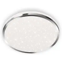 Briloner LED taklampa Acorus, Förkromad / silver, Badrum, Syntetmaterial, Modern, LED-taklampa