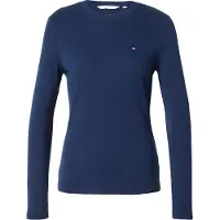 Tommy Hilfiger Flag Embroidery Slim Long Sleeve T-Shirt