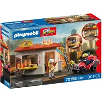 Playmobil City Action - Varumärke I Burgerbar 72195 - 100 Delar - - One Size - Leksaker