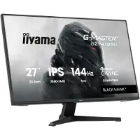 Iiyama 27 IPS Gaming, G-Master Black Hawk, Fre Spelskärm EEK D (A - G) 68.6 cm (27 tum) 2560 x 1440 pixel 16:9 1 ms HDMI IPS LED