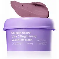 Sungboon Editor Vilddruva Vita C Uppljusande Avsköljningsmask 100g Koreansk Glow Lermask pink
