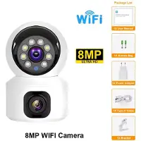 VStarcam HD Minikamera Wifi Trådlös Dual Lens 8MP IP-kameror Smart Night Vision CCTV Security V380 Pro PTZ Camara Baby Monitor inomhus 8MP Wifi Cam