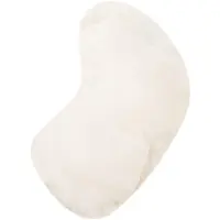 NATURL. Fluffig matta | Comfy Supreme Ripple gräddvit | 160x230cm | Creme | Cotton | Fria former | Inomhusmattor
