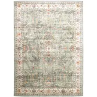 De Onlinewinkelier b.v. Vintage utomhusmatta | Santo Flora olivgrön hos Volero | 160x230cm | Grön | 3D | Mesh | Rektangel | Utomhusmattor