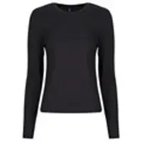 ONLY Tröjor ONLBAMBOO L/S O-NECK TOP kvinnor - Svart - EU S