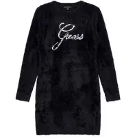 GUESS Kortklänningar LS SWEATER DRESS flickor - Svart - 10 ans