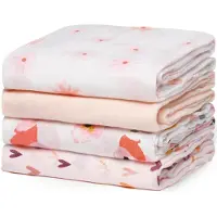 MOMCOZY SJ003 4-PACK MUSLIN SWADDLE FILTAR 47 X 47 TUM