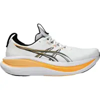 Asics Gel-Nimbus 28 Running Shoes White Orange AW26, Size 45 - EUR